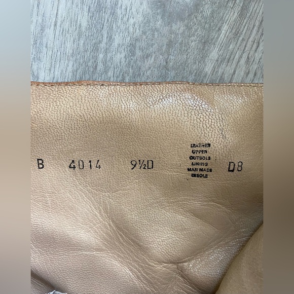 Vintage Men’s Rustic Brown Western Chelsea Leather boot size 9.5 - Picture 6 of 10